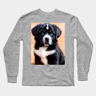 Tibetan Mastiff Puppy 06 Long Sleeve T-Shirt